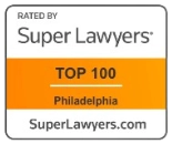 Philadelphia super lawyers top 100 badge